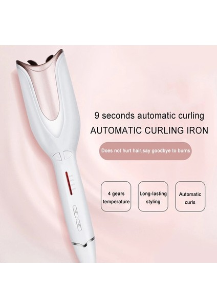 Otomatik Saç Waver Elektrik Kablolu Curling Demir Değnek Curling Demir Spiral Waver Saç Bigudi Dönen Profesyonel Saç Şekillendirici | Curling Ütüler (Yurt Dışından)
