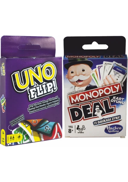 Monopoly & Uno Flipy 2'si Bir Arada