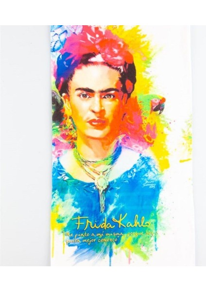 Dünyadan Hediyeler Frida Kahlo Temalı Boyunluk Bandana No:4