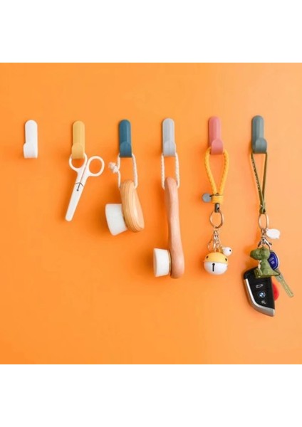 4 Adet Renkli Rastgele Havlu Kancası Plastik Kapı Askı Kendinden Yapışkanlı Duvar Askısı Şapka Rafları Anahtarlık Duvar Organizatör Ev Dekor Anahtarlık (Yurt Dışından) fiyatları