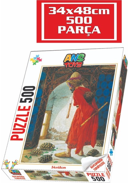 Ans Toys Puzzle Kaplumbağa Terbiyecisi 500 Parça (34 x 48CM)