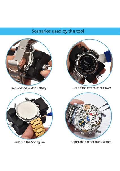 Saat Tamir Takımları Saatler Saat Bağlantısı Sökücü Kit ile Pil Değiştirme Alet Takımı (Yurt Dışından) fırsatları