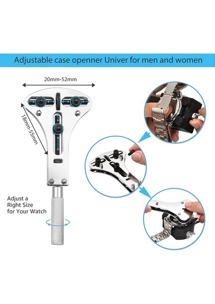 Saat Tamir Takımları Saatler Saat Bağlantısı Sökücü Kit ile Pil Değiştirme Alet Takımı (Yurt Dışından) indirimleri