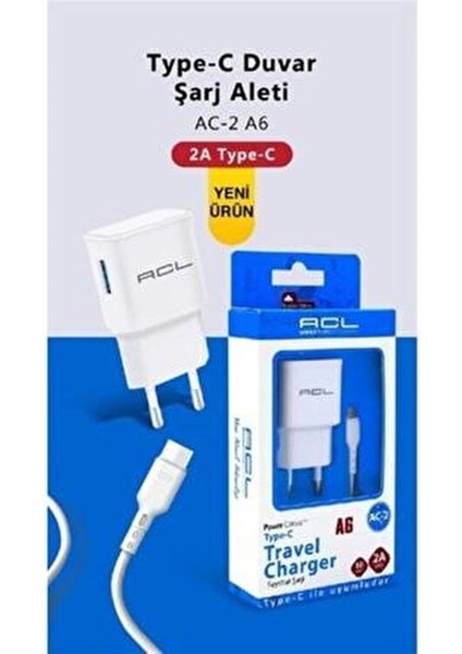A6 2A Type-C Şarj Aleti