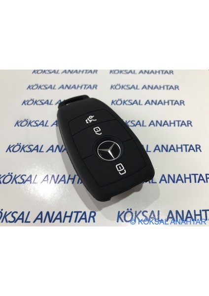 Mercedes-Benz Smart Anahtar Silikon Anahtar Kılıfı (Siyah Renk) fırsatları