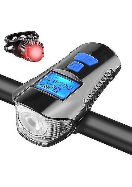 Bisiklet Araçları LED Bisiklet Işık Şarj Edilebilir Bisiklet Kuyruk Işık ve Ön Işık Seti Döngüsü Far (Yurt Dışından)