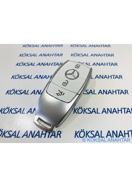 Mercedes-Benz Yeni Nesil Beyaz Renk 3 Tuşlu Smart Kumanda Kabı (A, B, C, Cla, Gla, Cls, E Serisi) modelleri