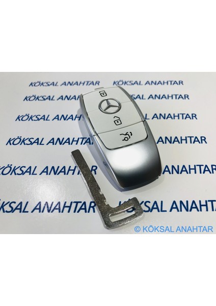 Mercedes-Benz Yeni Nesil Beyaz Renk 3 Tuşlu Smart Kumanda Kabı (A, B, C, Cla, Gla, Cls, E Serisi) indirimleri
