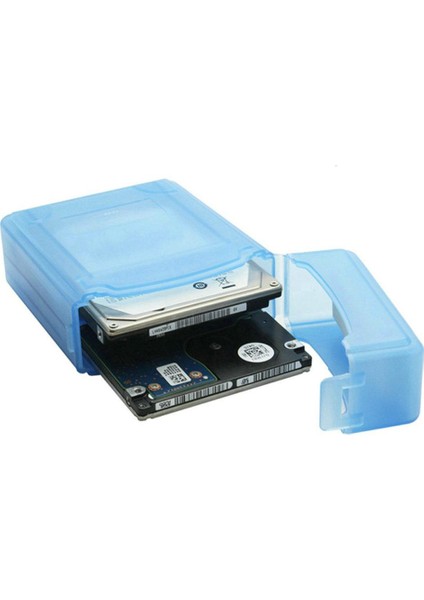 2.5 '' Sata HDD Sabit Disk Disk Koruyucu Kılıf Muhafaza Kutusu Dizüstü Pc Mavi Için (Yurt Dışından)