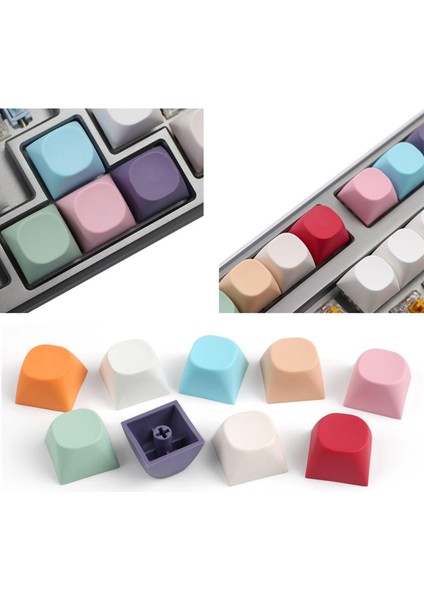 Pbt Keycaps Ma Profil Bilyalı Şekli / Aydınlatmalı Anahtarlık Mx Mekanik Klavye Siyah Için  (Yurt Dışından)