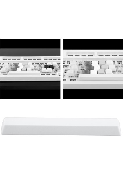 6.25U R1 Leopold Mekanik Klavyeler Için Renkli Renkli Keycap Gamer Beyaz (Yurt Dışından)