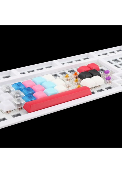 10 Parça 1u Keycaps Kalın Pbt Dıy Parçaları Için Kiraz Mx Mekanik Klavye Siyah  (Yurt Dışından)