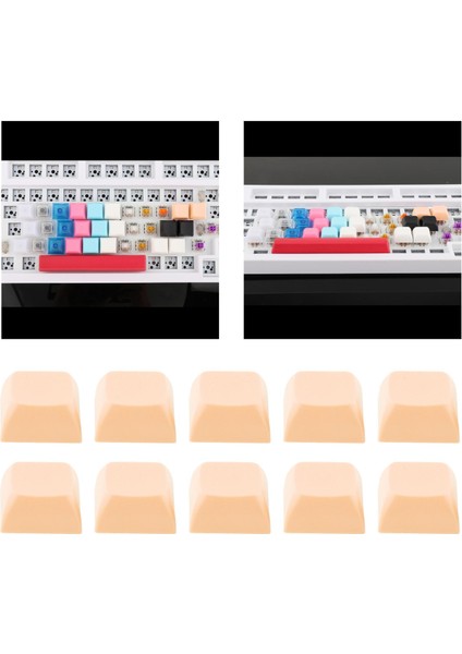 10 Parça 1u Keycaps Kalın Pbt Dıy Parçaları Için Kiraz Mx Mekanik Klavye Işık Turuncu (Yurt Dışından) fırsatları