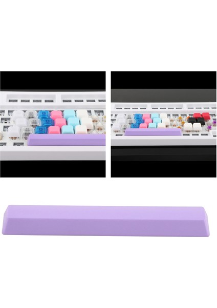 6.25U R1 Leopold Mekanik Klavyeler Için Renkli Ara Keycap Gamer Mor (Yurt Dışından)