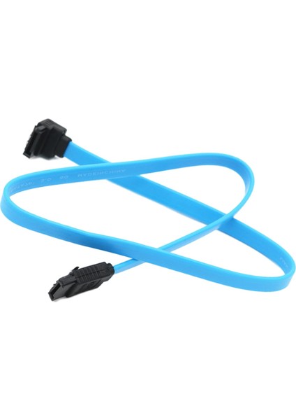 50 cm Sata Iıı 6 GB Veri Kablosu Sata HDD Pc Optik Sürücü Dizüstü Mavi Için 19.7 Inç (Yurt Dışından)