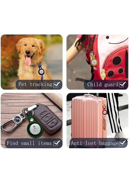 Apple Airtag Case - Yeşil (Yurt Dışından)