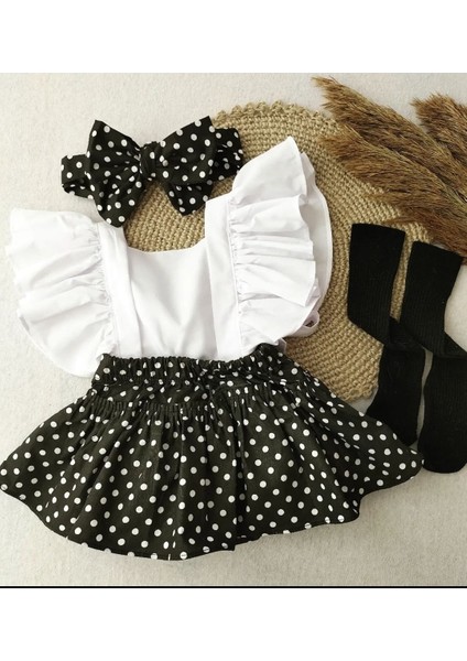 Kız Bebek Bandana ve Çorap Etek Tulum Slopet Takım fiyatları