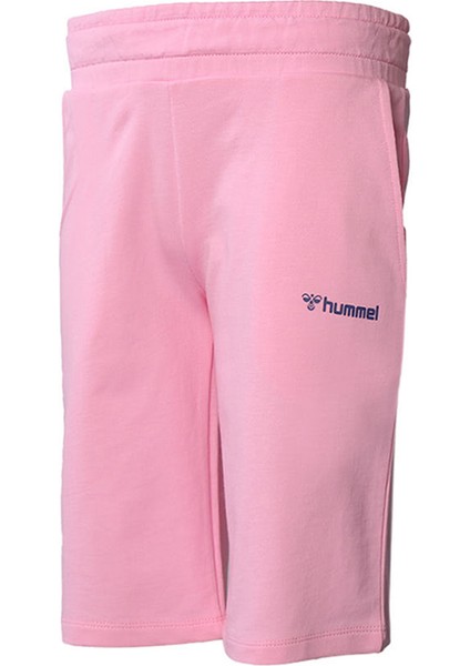 931413-2121 Regular Fit Baskılı Pembe Kız Çocuk Şort
