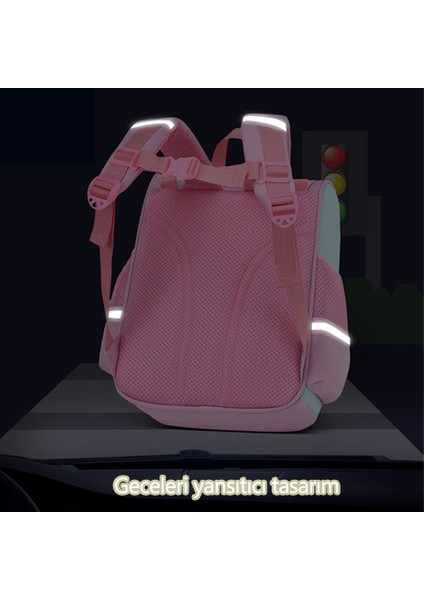Goodtool Desenli Ilköğretim Okul Sırt Çantası - Pembe (Yurt Dışından) fırsatları