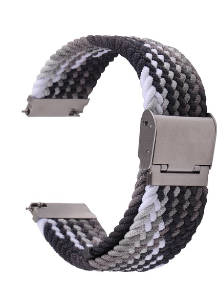 Galaxy Watch 4 20MM Için Naylon Örgülü Metal Toka Kayışı (Yurt Dışından)