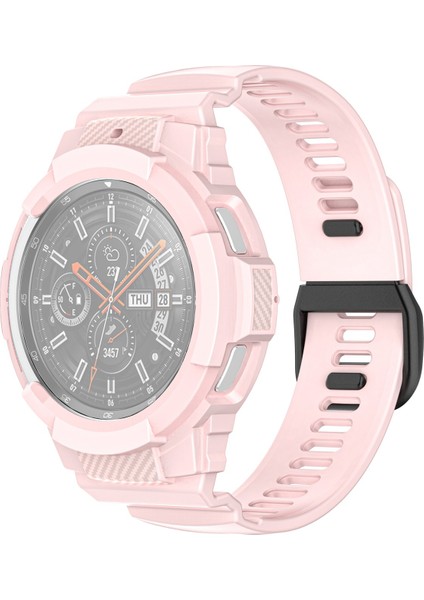 Samsung Galaxy Watch4 Için Klasik 42MM Karbon Fiber Spor Silikon Entegre Watchband (Yurt Dışından)