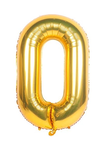 40 Inç Altın Haneli Helyum Folyo Doğum Günü Partisi Balonları (Yurt Dışından)