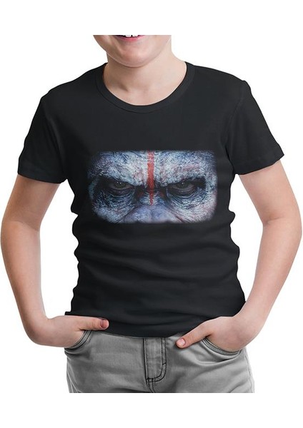 Maymunlar Gezegeni Siyah Çocuk Tshirt