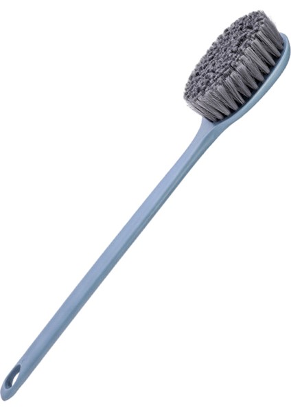 Banyo Fırçası Duş, Sırt Fırçası, Vücut Fırçası, Sırt Scrubber Için Uzun Sap -Mavi