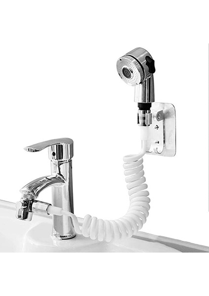 Geri Çekilebilir Duş Hortumu Tuvalet Lavabo Uzatma Şampuan Artefakt El Küçük Nozullu Şampuan Standlı fiyatları