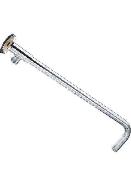 Paslanmaz Çelik Duvar Duş Başlığı Uzatma Borusu Uzun Kola Monte Banyo+Baza fırsatları