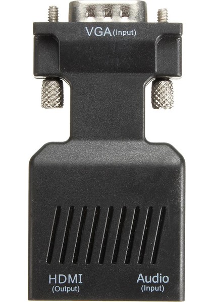 1080P VGA Erkek - HDMI Dişi Konnektör Adaptörü Dönüştürücü, Sesli USB Kablolu - indirimleri