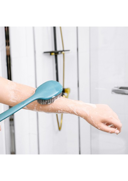 Banyo Fırçası Duş Için Uzun Sap, Sırt Fırçası, Vücut Fırçası, Sırt Scrubber -Beyaz(Yurt Dışından) fırsatları