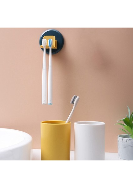 Iskandinav Tarzı Gargara Fincan Diş Fırçası Depolama Ev Çok Fonksiyonlu Delikli Olmayan Raf Banyo Malzemeleri Beyaz(Yurt Dışından) fırsatları