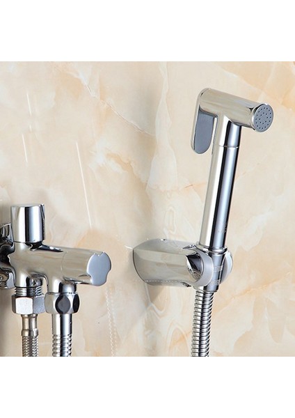 Tet Bide Püskürtme Seti Kiti Müslüman Duş El El Bide Musluk Banyo Musluğu El Püskürtücü Duş Başlığı Kendi Kendini Temizleme