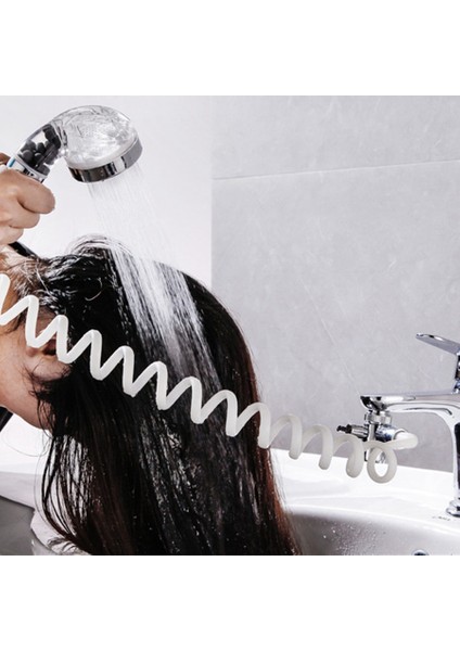 Eıtgzwas 2020 Banyo Yıkama Yüz Havzası Su Musluğu Harici Duş Başlığı Tuvalet Tutma Filtresi Esnek Saç Yıkama Musluğu Durulama Seti indirimleri