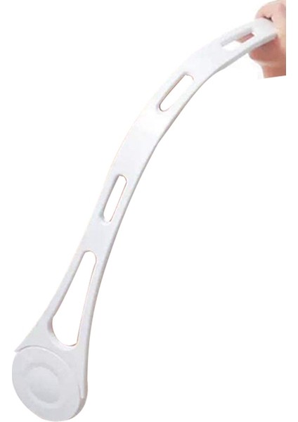 Quanbu 2020 Duş Vücut Fırçası Sünger Fırça, Naylon, Masaj Fırçası, Sırt Scrubber Banyo Mesh Sünger Cilt Peeling Banyosu Için Kavisli Uzun Saplı fiyatları