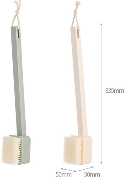 Sökülebilir Uzun Saplı Sırt Fırçası Banyo Duşu Gövde Kuru Cilt Spa Scrubber Fırça-Yeşil(Yurt Dışından) fırsatları