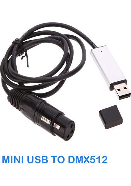 Arayüz Adaptörü Kontrol Cihazı DMX512 Bilgisayar Sahne Aydınlatma Kontrolü Usb'den Dmx'e