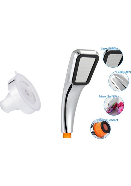 Srıwen 2020 Banyo Vantuzları Duş Başlığı Tabanı El Duş Başlığı Braketi Duş Başlığı ile Evrensel Duş Başlığı Yüksek Basınç fiyatları