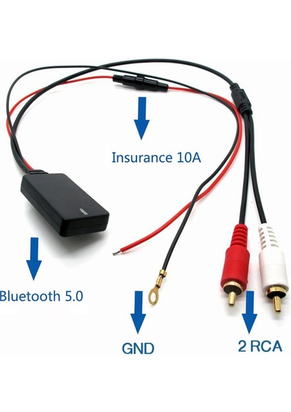 Bluetooth Adaptör Kablosu - Siyah (Yurt Dışından)