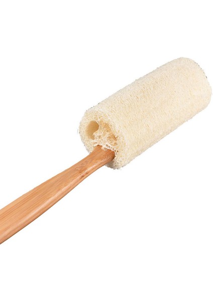 Srıwen 2020 Doğal Peeling Kabağı Luffa Lif Kabağı Geri Sünger Scrubber Fırça Uzun Ahşap Saplı Gövde Gövde(Yurt Dışından)