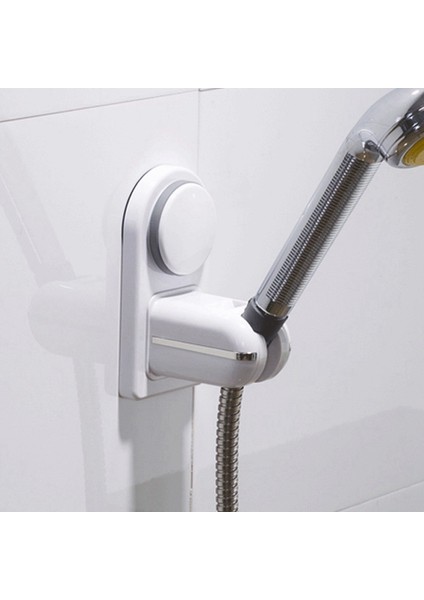 Banyo Güçlü Vantuz Evrensel Taşınabilir Duş Başlığı Tutucu Ayarlanabilir Banyo Duvara Montaj Aracı