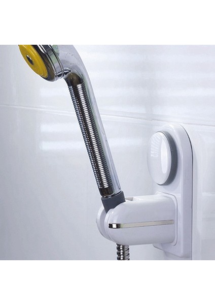 Banyo Güçlü Vantuz Evrensel Taşınabilir Duş Başlığı Tutucu Ayarlanabilir Banyo Duvara Montaj Aracı
