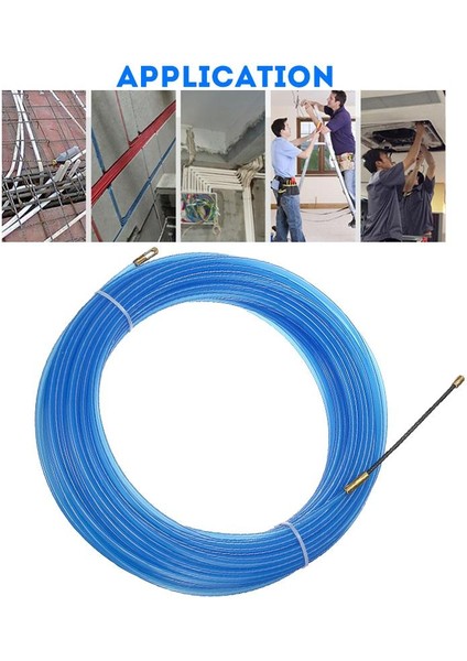 Flash Deal 4mm Dayanıklı Kablo Çektirme Fiberglas Tel Kablo Çektirme Elektrikli Alet Balık Bandı fiyatları