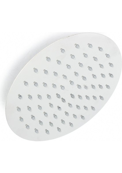 8 Inç Yuvarlak Paslanmaz Çelik Banyo Su Yağış Duş Başlığı Püskürtücü Banyo