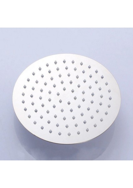 8 Inç Yuvarlak Paslanmaz Çelik Banyo Su Yağış Duş Başlığı Püskürtücü Banyo
