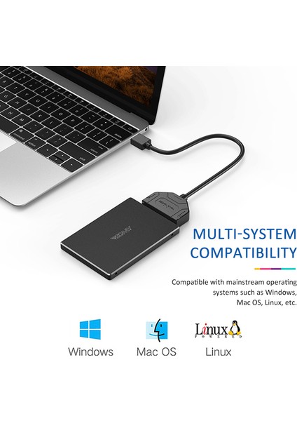 USB 3.0 - Sata 3.5 2.5 Sabit Disk Adaptör Kablosu Samsung Seagate Wd HDD SSD Için 【hazır Stok】 indirimleri