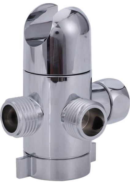 Eıtgzwas 3 Yollu Su Ayırıcı Üç Delik El Duşu Tutucu ve Duş Başlığı Duş Kolu 3 Yollu Yön Değiştirici Musluk Krom