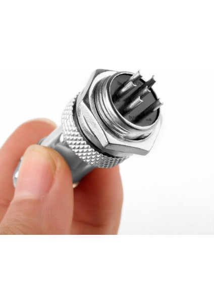 GX16-6 16MM 6 Pin Erkek ve Dişi Tel Panel Konnektör Havacılık Konnektör Soket Fiş(Yurt Dışından) indirimleri