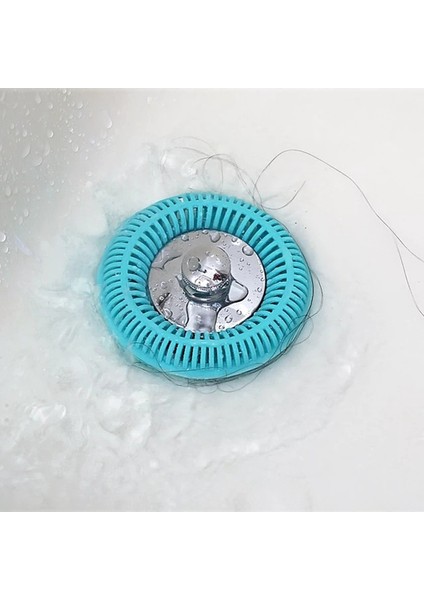 Adet Mutfak Lavabo Filtresi Kanalizasyon Saç Filtresi Mesh Banyo Silikon Saç Anti-Blokaj Yer Sifonu Kapağı